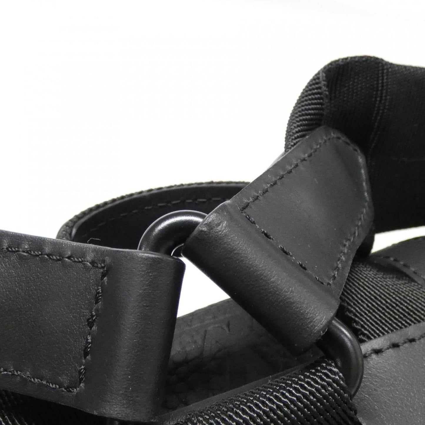 Louis Vuitton Black Leather Backpack