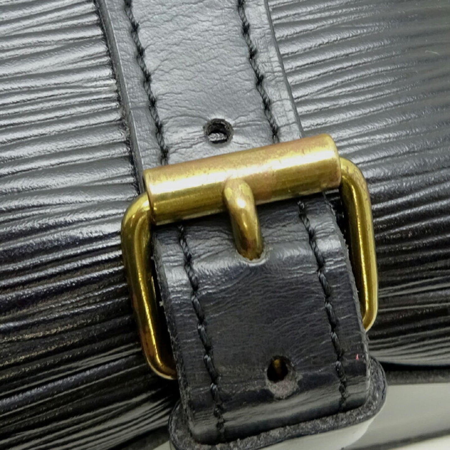 Louis Vuitton Black Epi Leather Shoulder Bag