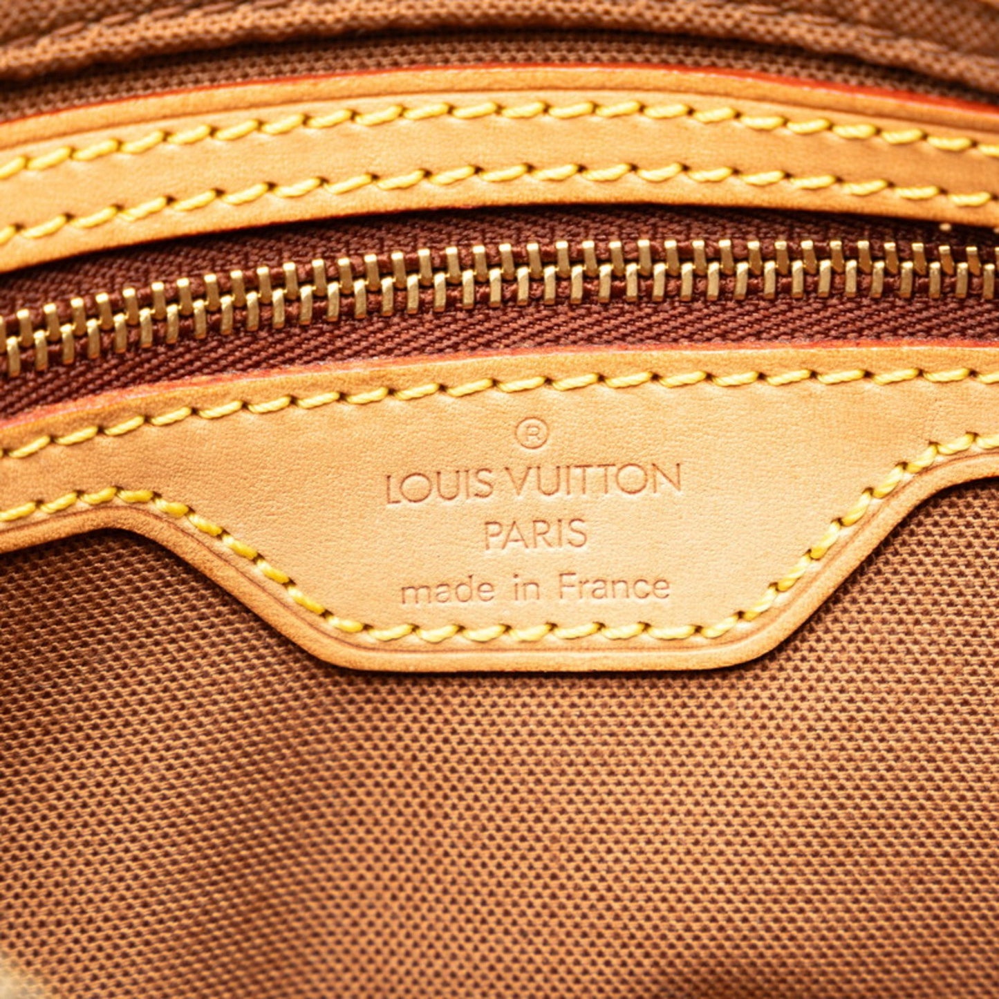 Louis Vuitton Brown Pvc Leather Shoulder Bag
