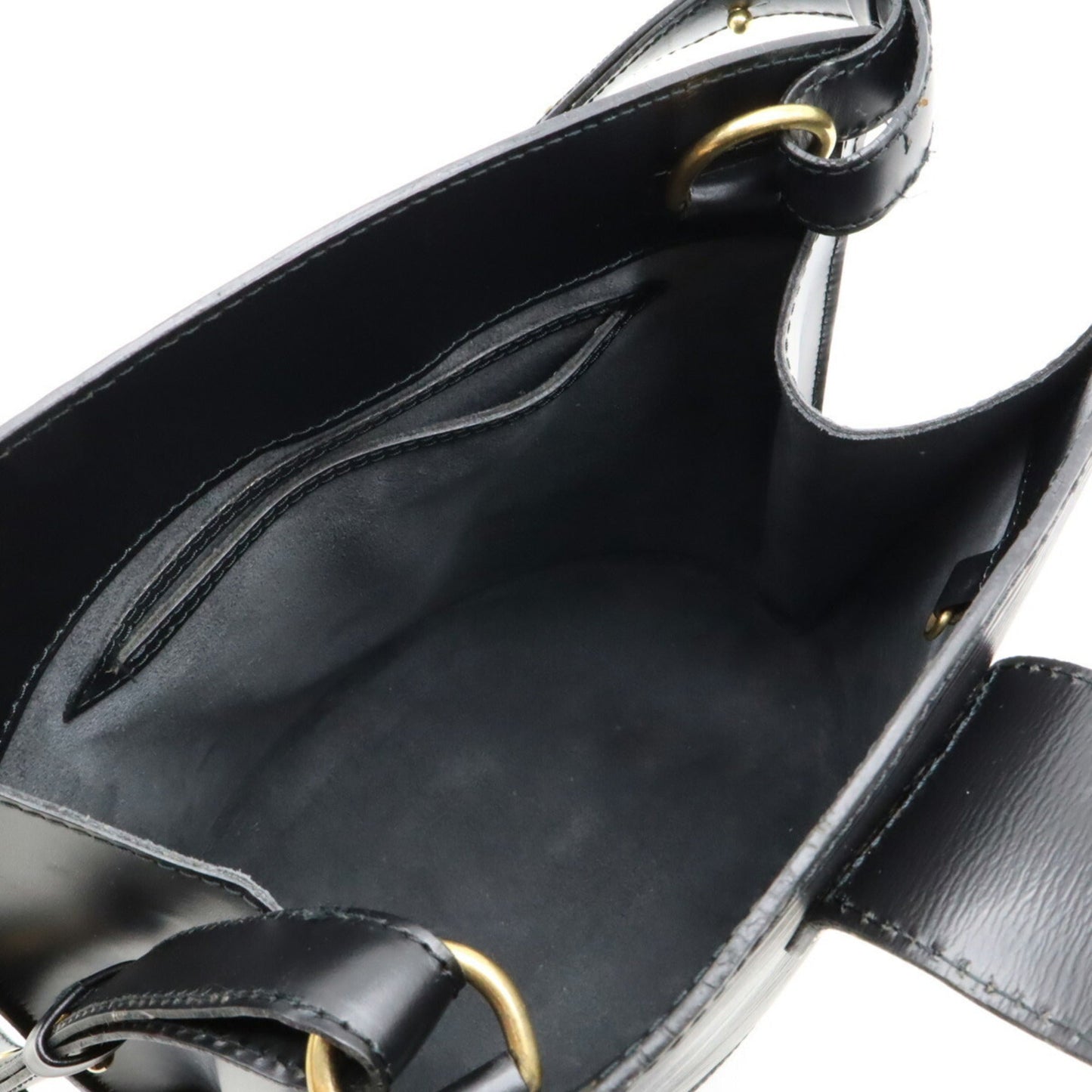 Louis Vuitton Noir Epi Leather Shoulder Bag