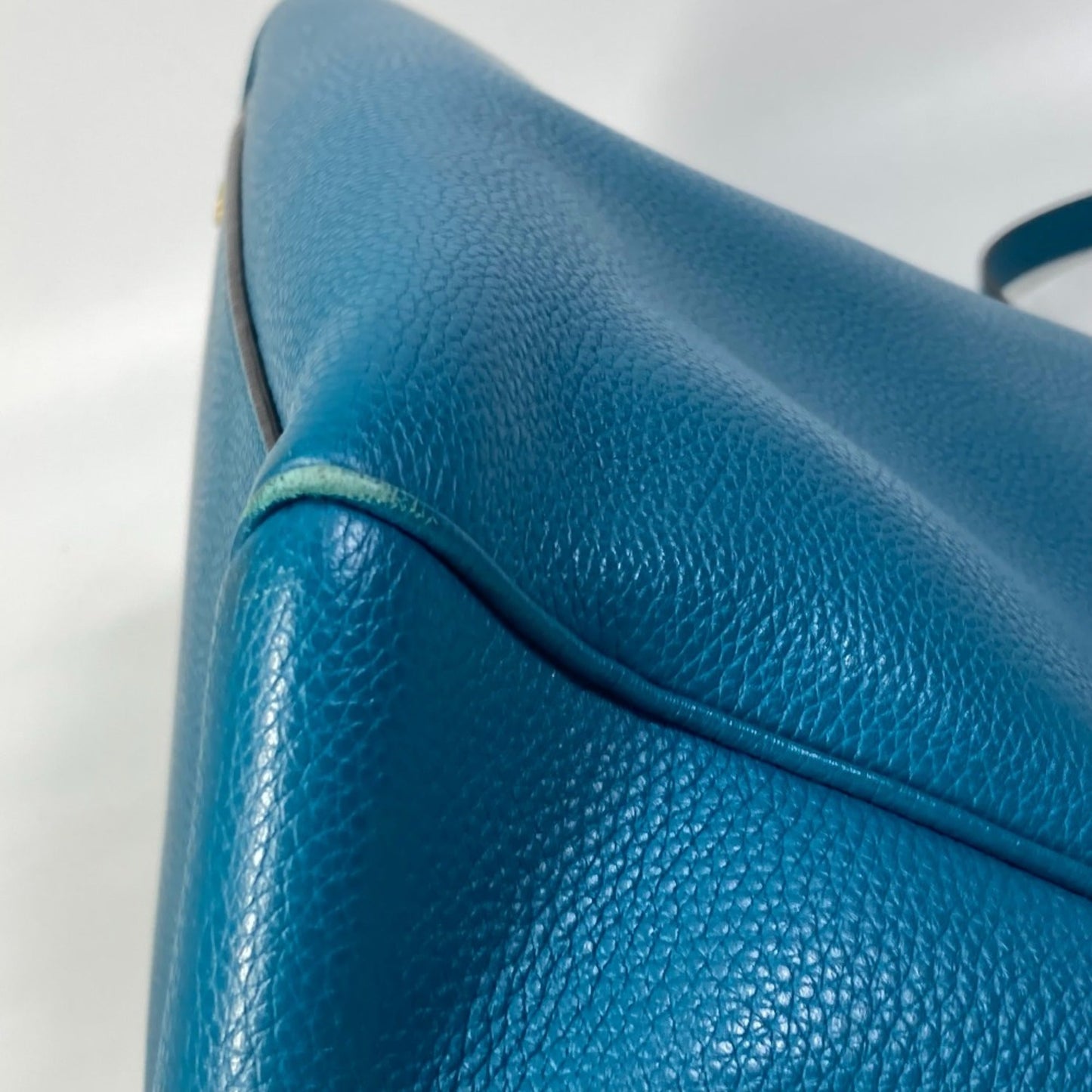 Louis Vuitton Blue Leather Shoulder Bag