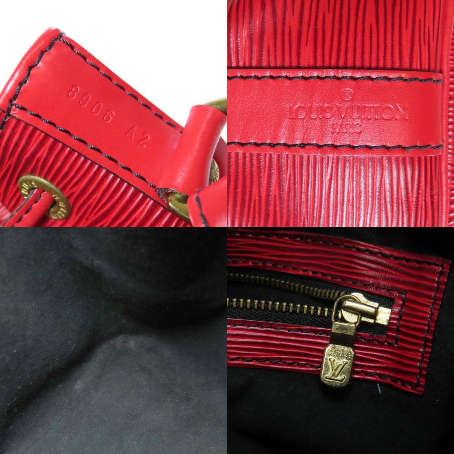 Louis Vuitton Castilian Red Epi Leather Shoulder Bag