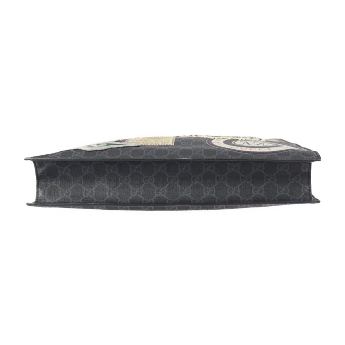 Gucci Gray Multi-Color Gg Supreme Handbag Shoulder Bag Tote Bag