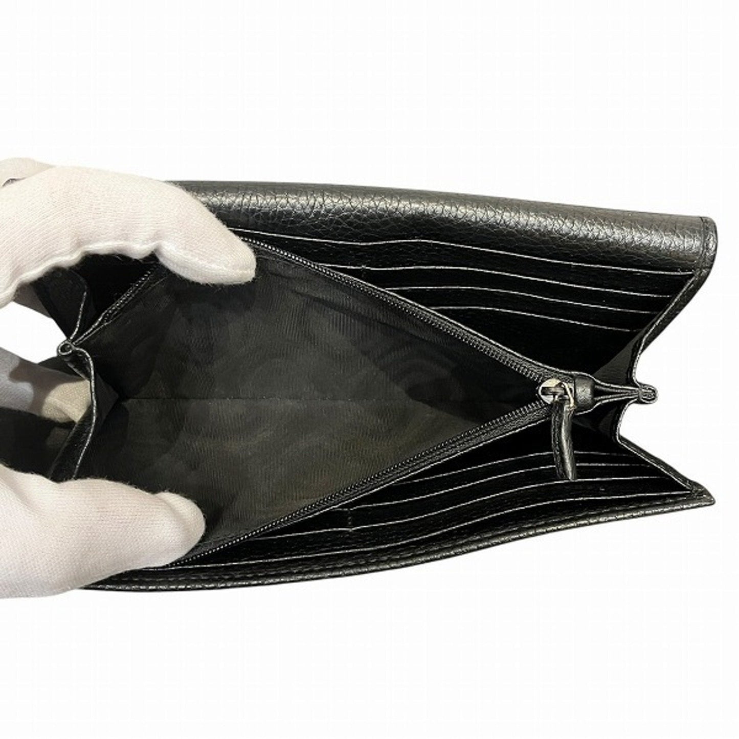 Gucci Black Leather Coin Purse/Coin Case