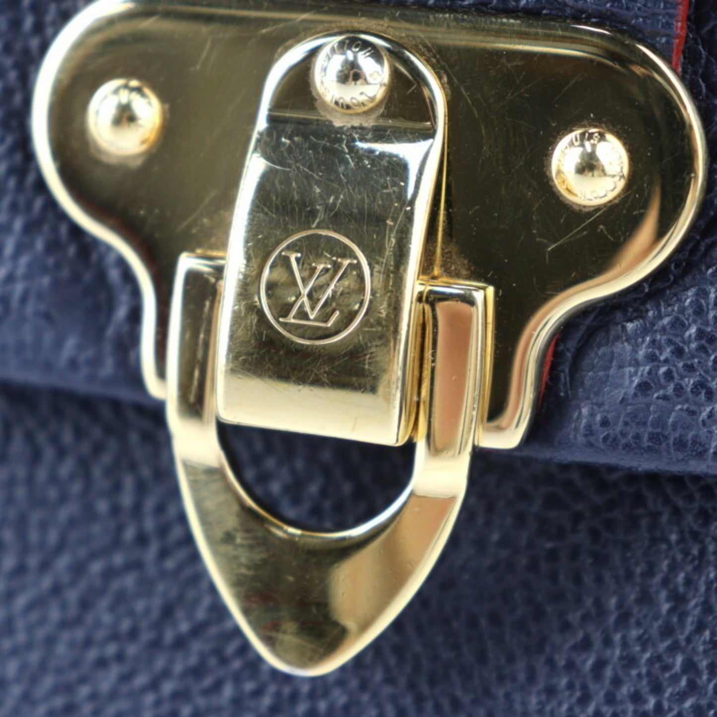 Louis Vuitton Marine Rouge Monogram Empreinte Handbag Pochette Shoulder Bag