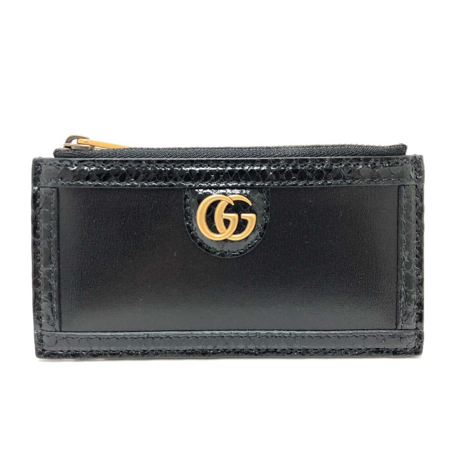 Gucci Black Leather Coin Purse/Coin Case ()