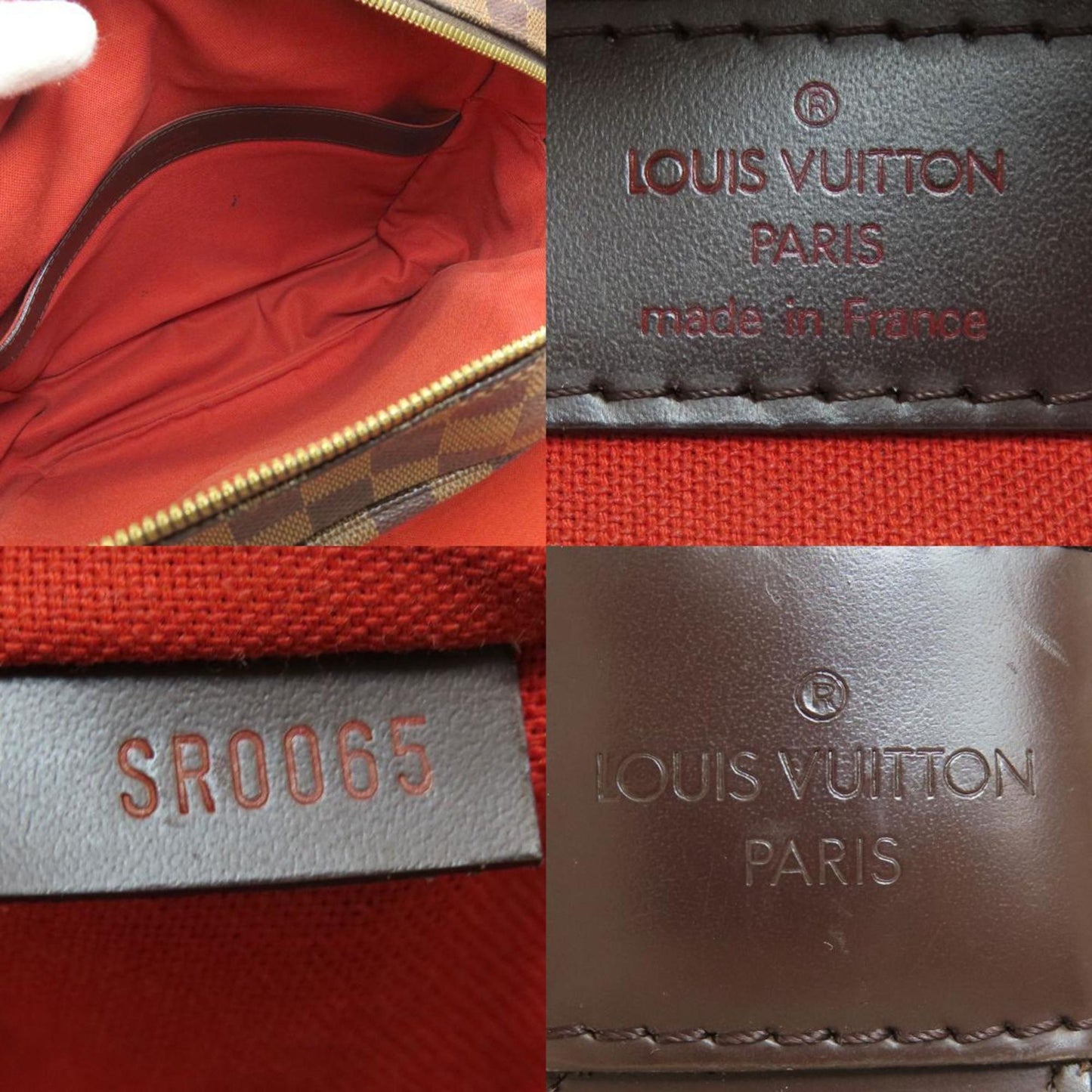 Louis Vuitton Damier Brown Damier Canvas Ebene Damier Canvas Shoulder Bag