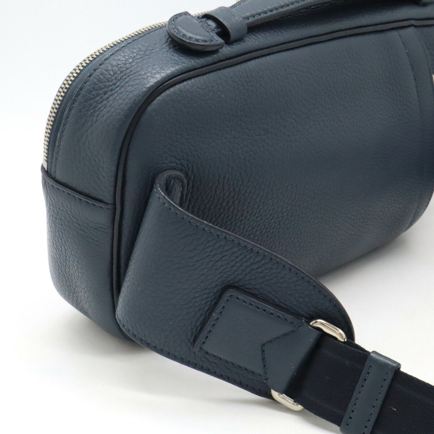 Louis Vuitton Navy Leather Shoulder Bag Sling Bag