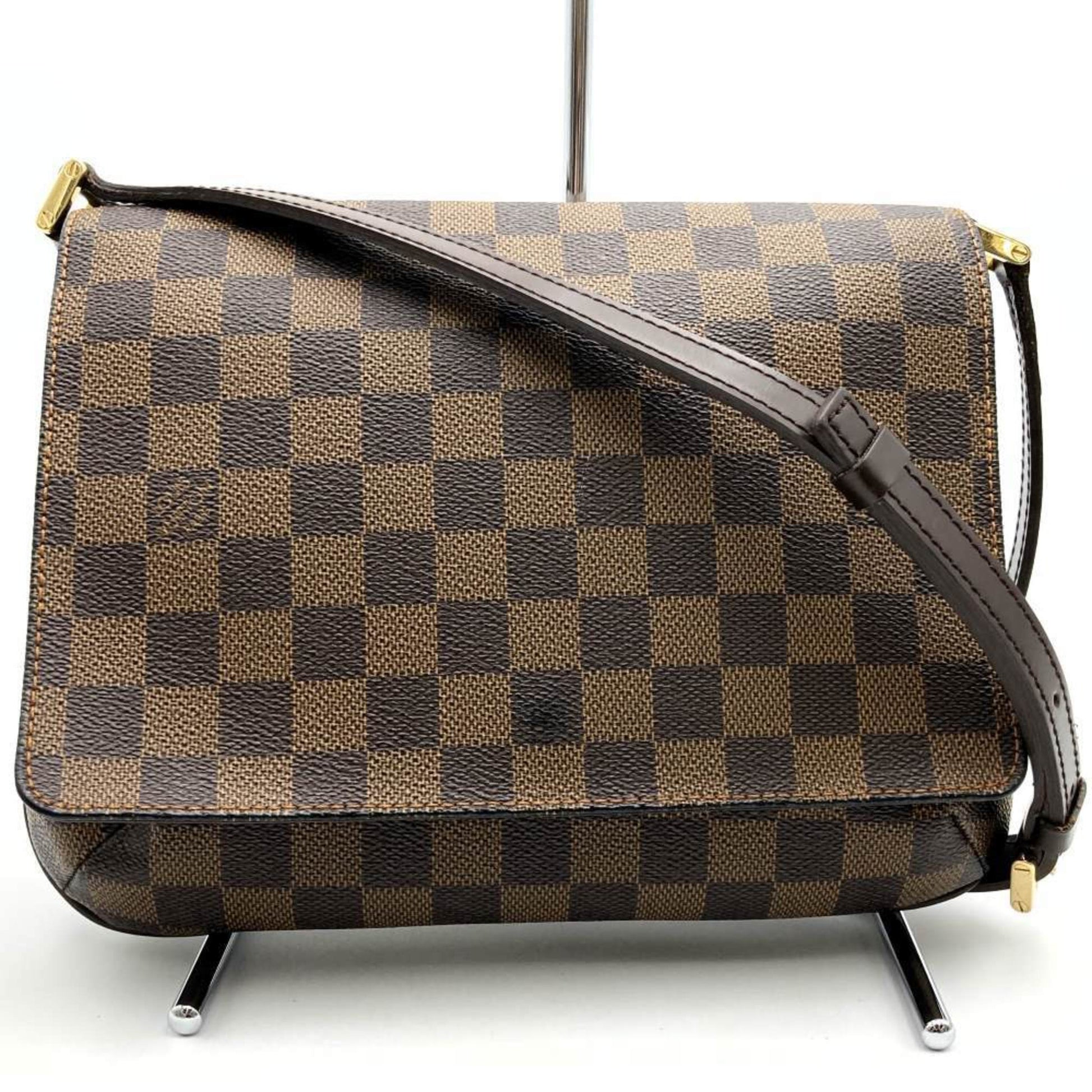 Louis Vuitton Brown Damier Canvas Shoulder Bag ()
