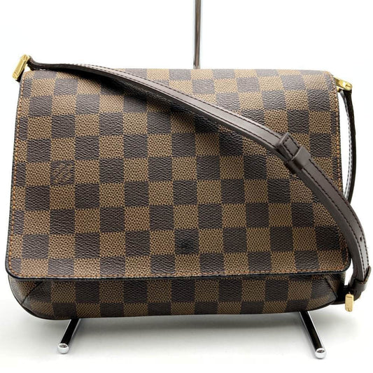 Louis Vuitton Brown Damier Canvas Shoulder Bag ()