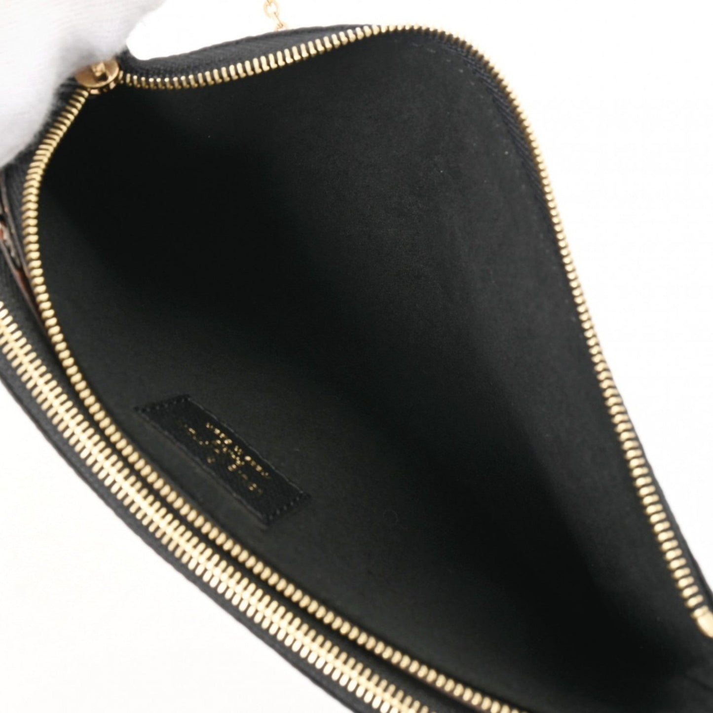 Louis Vuitton Black Brown Monogram Monogram Pochette Shoulder Bag