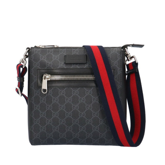 Gucci Black Gg Supreme Shoulder Bag ()