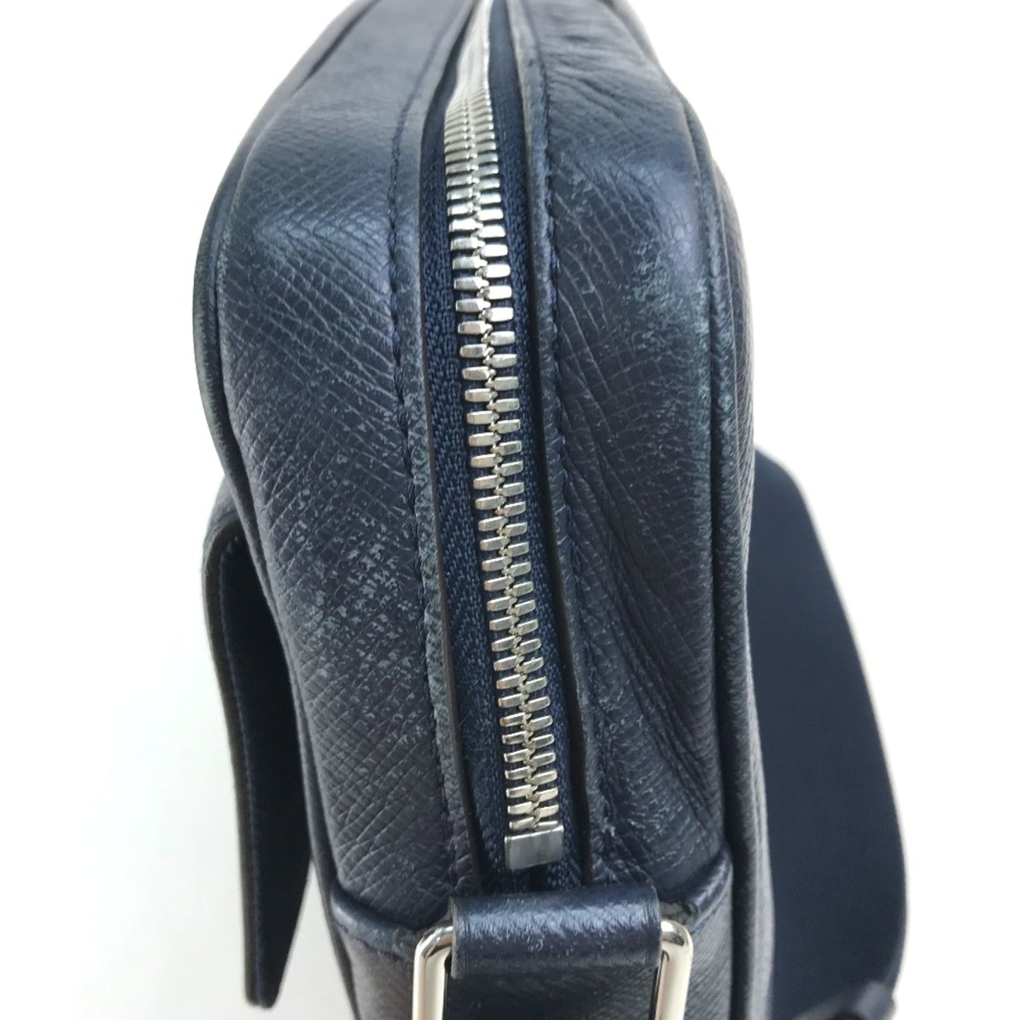Louis Vuitton Navy Leather Shoulder Bag
