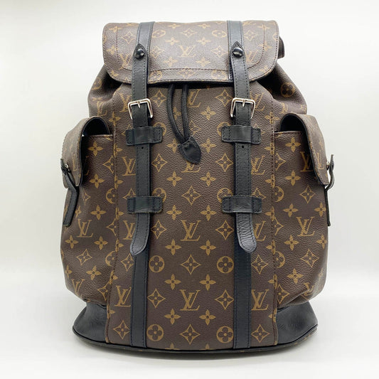 Louis Vuitton Monogram Macassar Brown Pvc Backpack ()