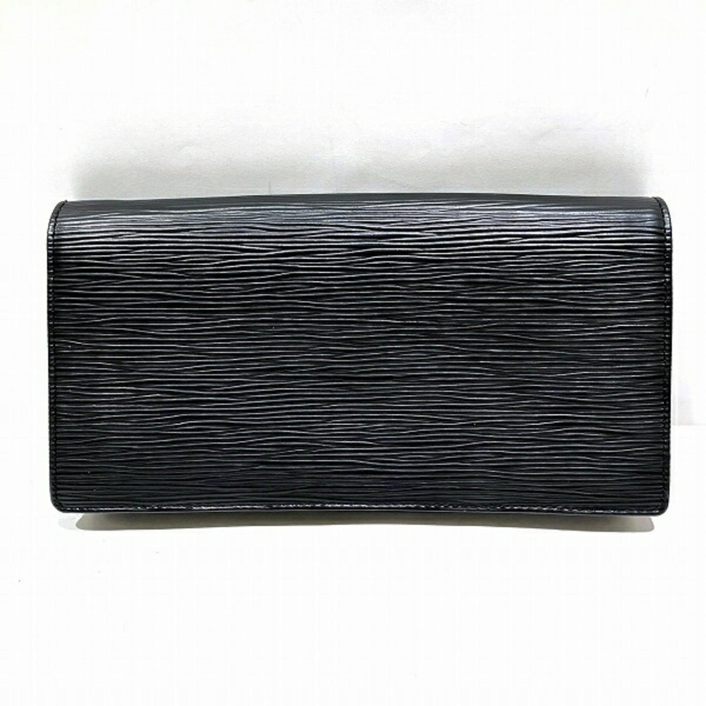 Louis Vuitton Epi Noir Epi Leather Clutch Bag Shoulder Bag