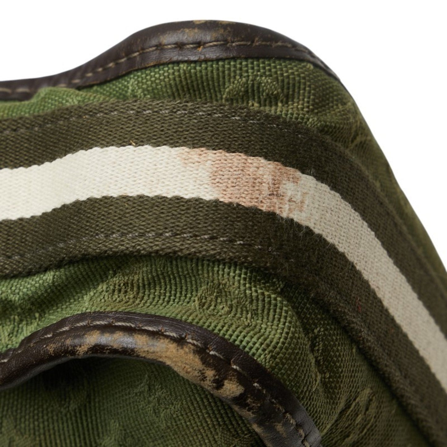 Louis Vuitton Tst Khaki Canvas Leather Shoulder Bag