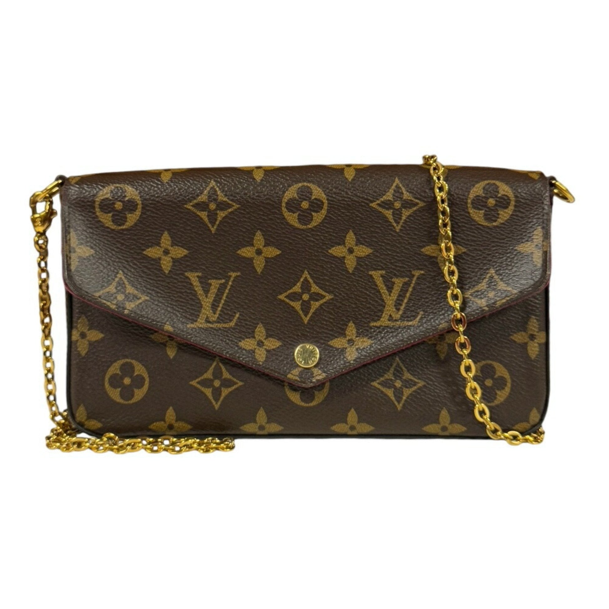 Louis Vuitton Brown Monogram Monogram Pochette Shoulder Bag ()
