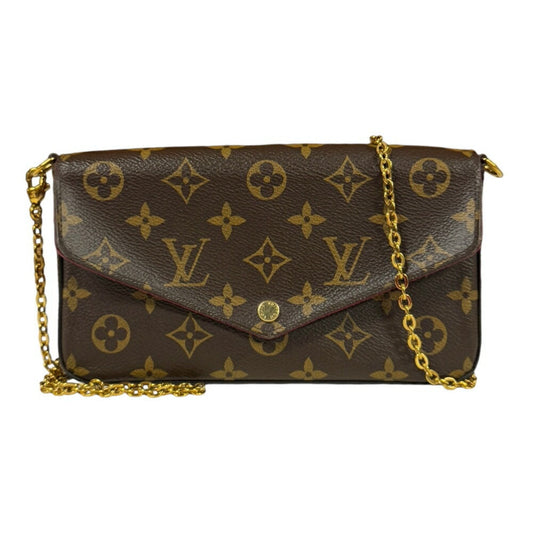 Louis Vuitton Brown Monogram Monogram Pochette Shoulder Bag ()