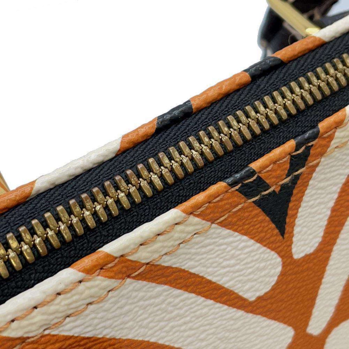 Louis Vuitton Black Brown White Handbag Shoulder Bag