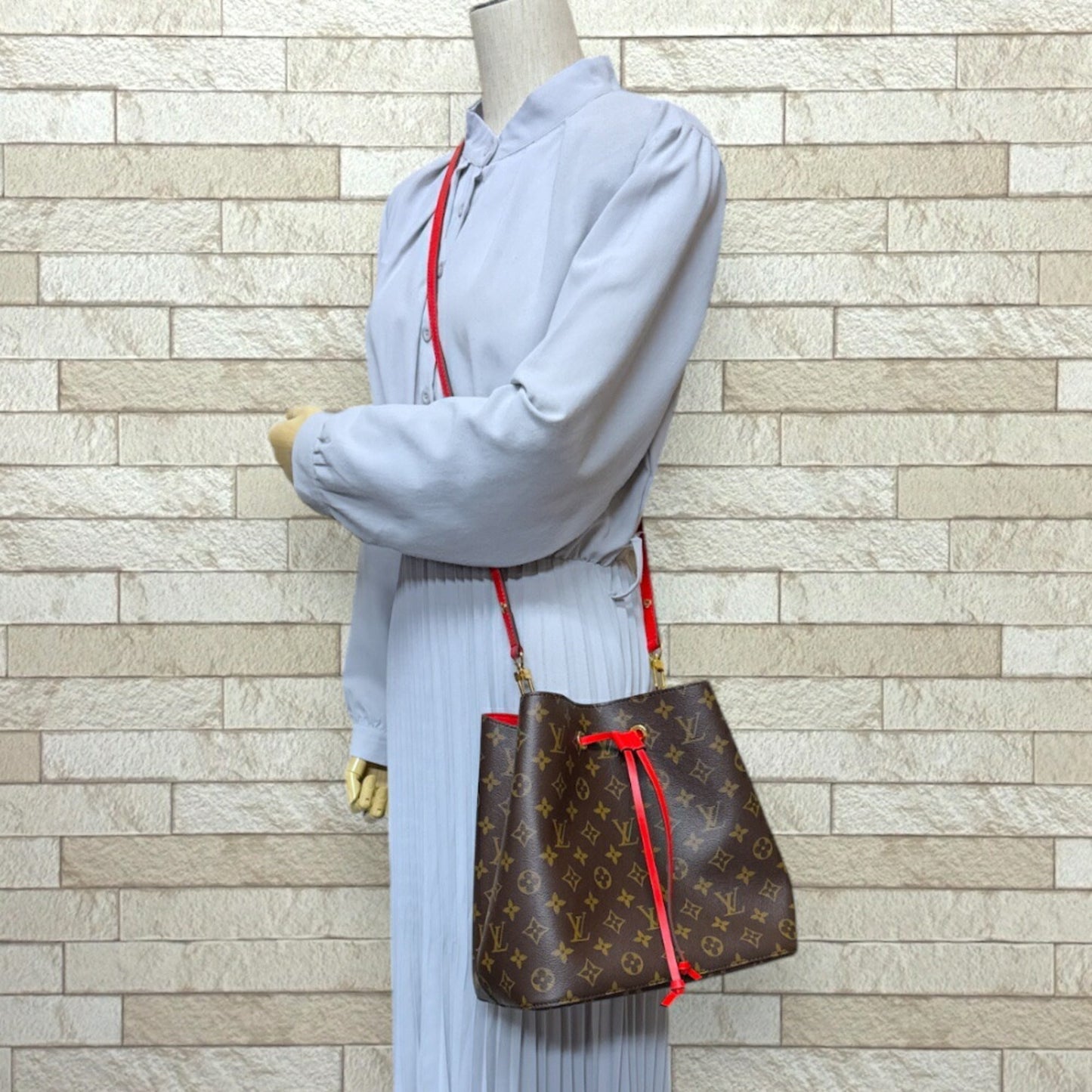 Louis Vuitton Brown Coquelicots Monogram Monogram Shoulder Bag