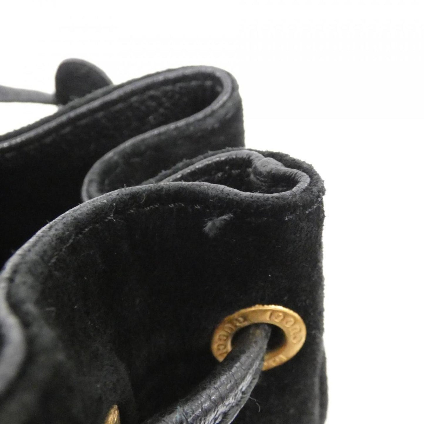 Gucci Black Suede Backpack
