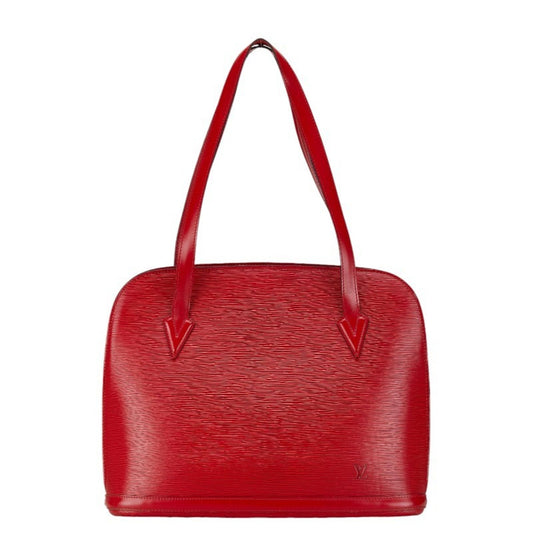 Louis Vuitton Castilian Red Epi Leather Shoulder Bag Tote Bag ()