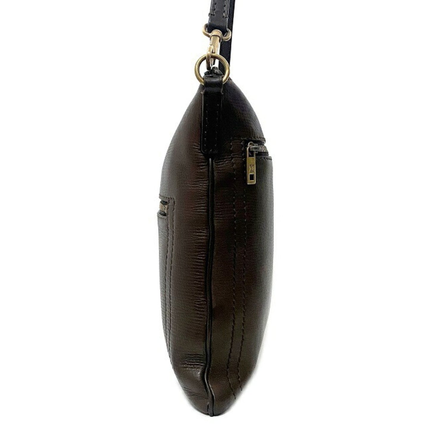 Louis Vuitton Utah Brown Coffee Leather Shoulder Bag