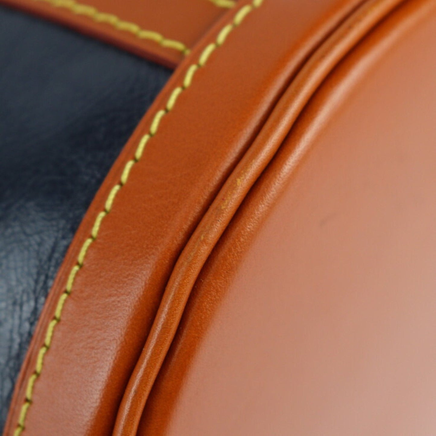 Louis Vuitton Brown Navy Leather Monogram Reverse Handbag Shoulder Bag Tote Bag
