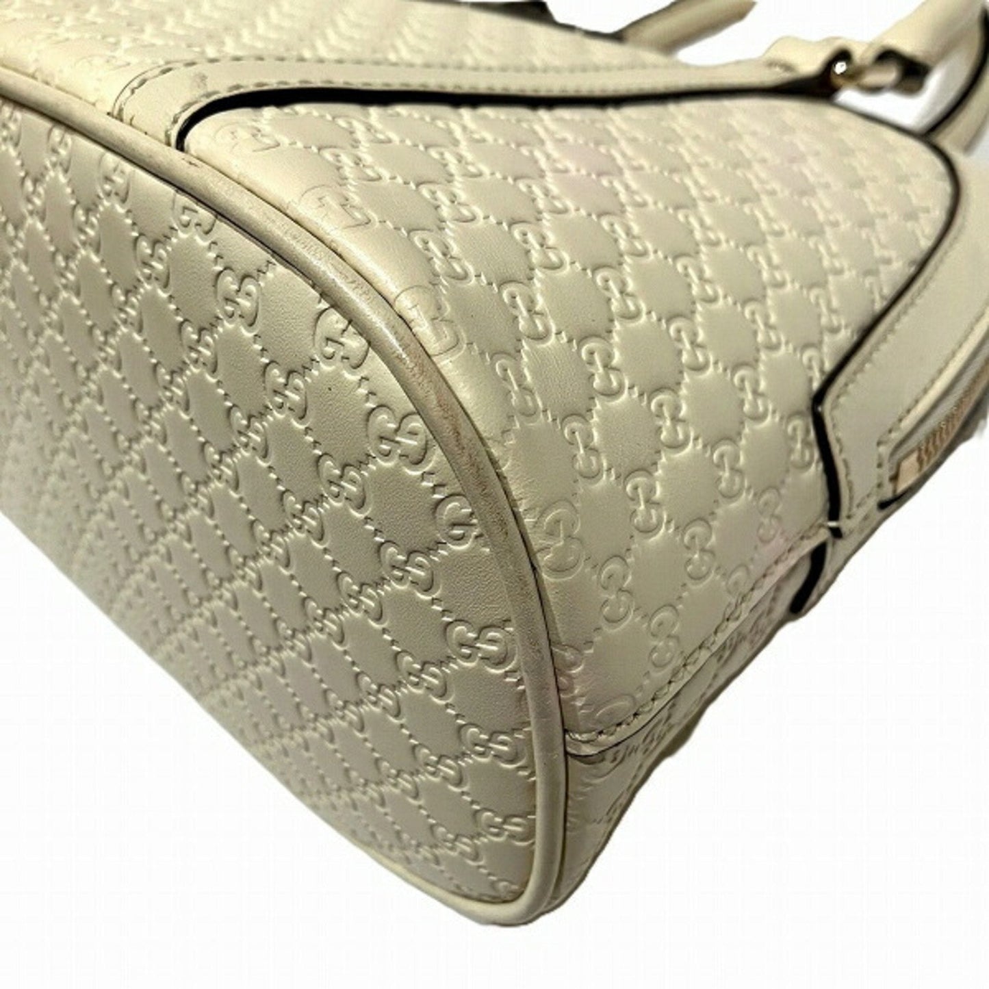 Gucci Ivory Leather Handbag Shoulder Bag