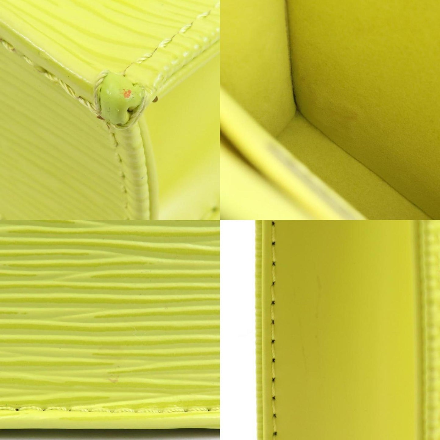 Louis Vuitton Yellow Epi Leather Handbag Shoulder Bag