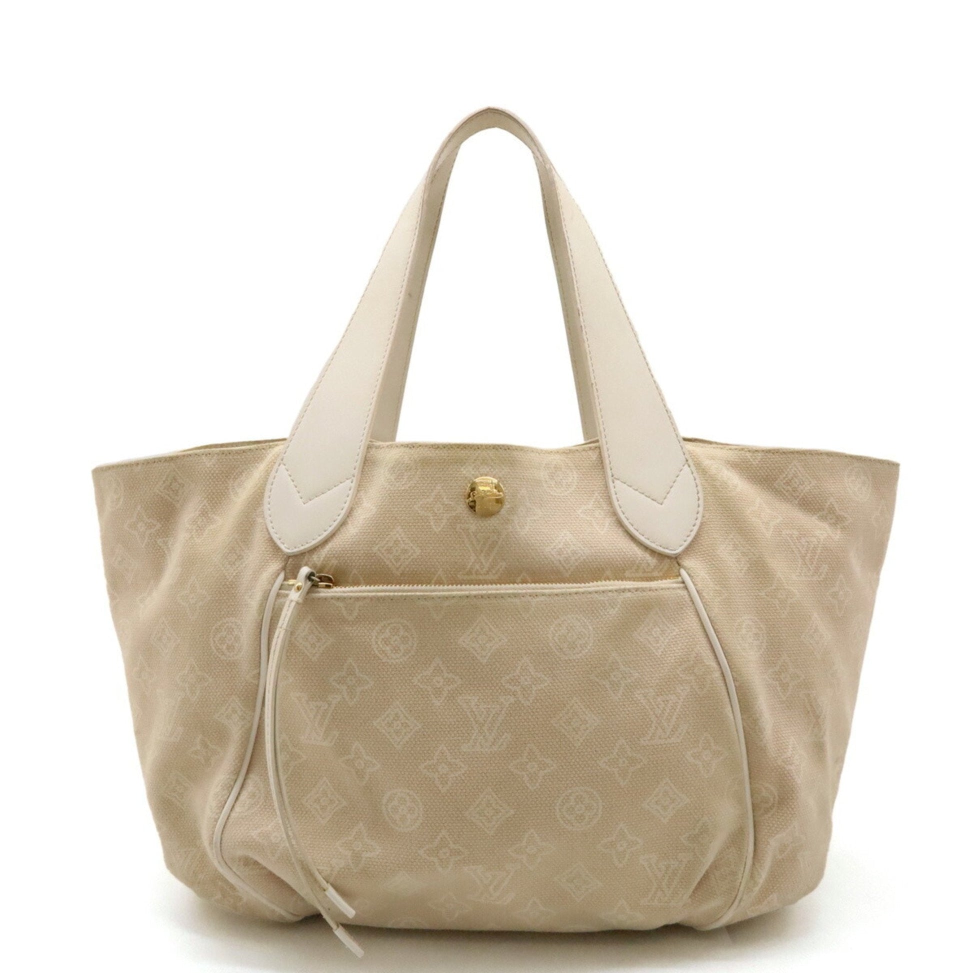 Louis Vuitton Sable Canvas Leather Pouch Shoulder Bag Tote Bag ()