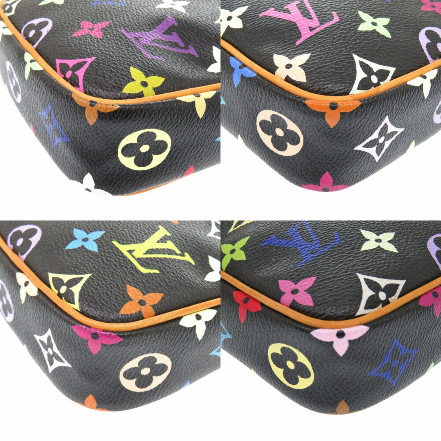 Louis Vuitton Black Noir Monogram Multicolore Shoulder Bag