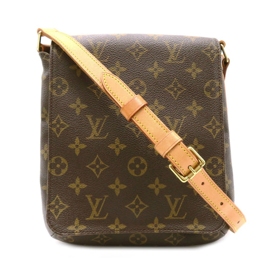 Louis Vuitton Brown Monogram Coated Canvas Shoulder Bag ()