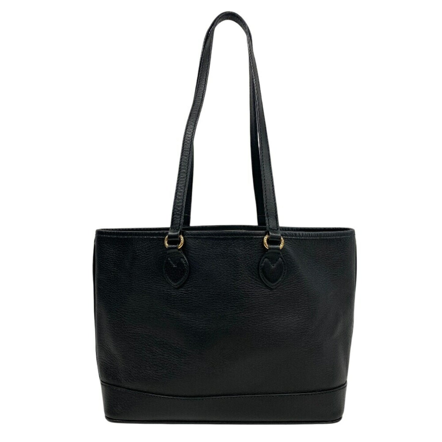 Gucci Black Leather Tote Bag
