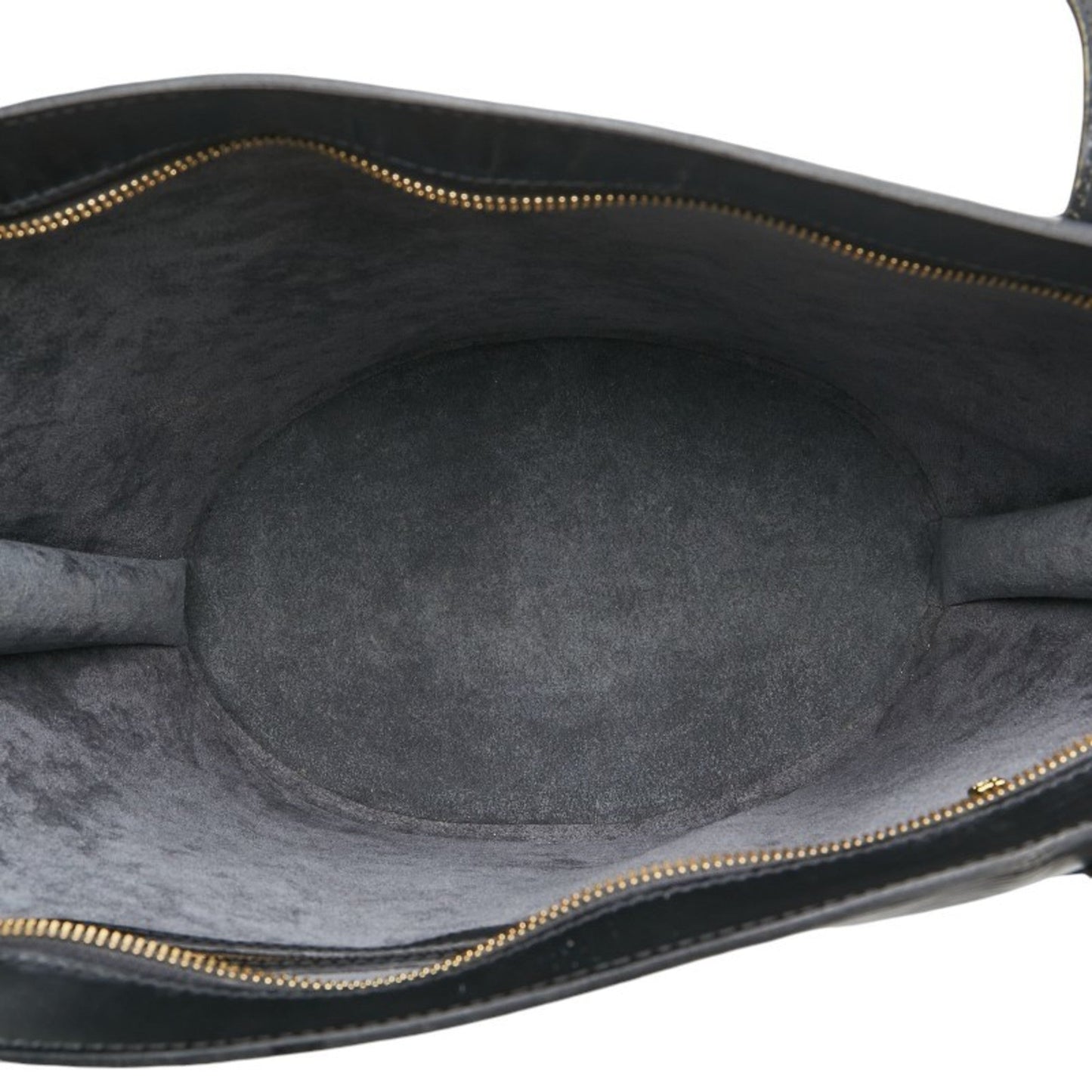 Louis Vuitton Black Noir Leather Shoulder Bag Tote Bag