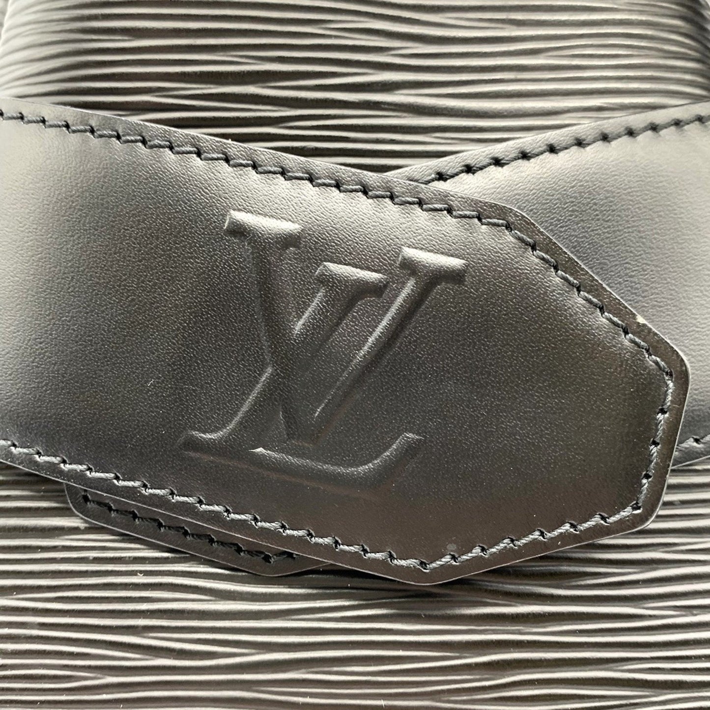 Louis Vuitton Black Epi Leather Shoulder Bag
