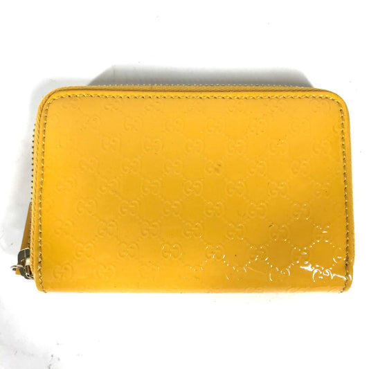 Gucci Yellow Patent Leather Coin Purse/Coin Case ()