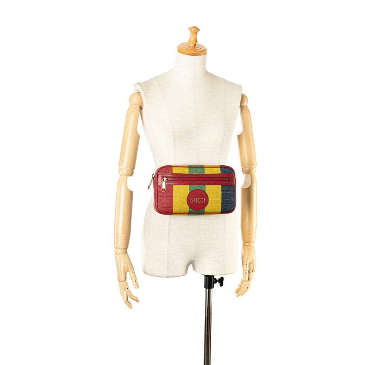 Gucci Multi-Color Canvas Leather Fanny Pack Sling Bag