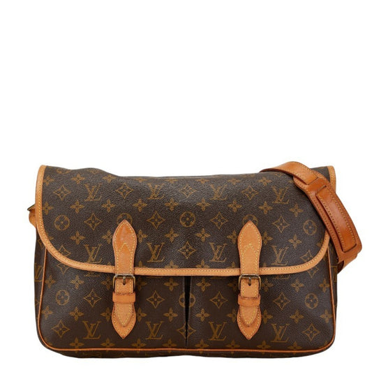 Louis Vuitton Brown Pvc Leather Shoulder Bag ()