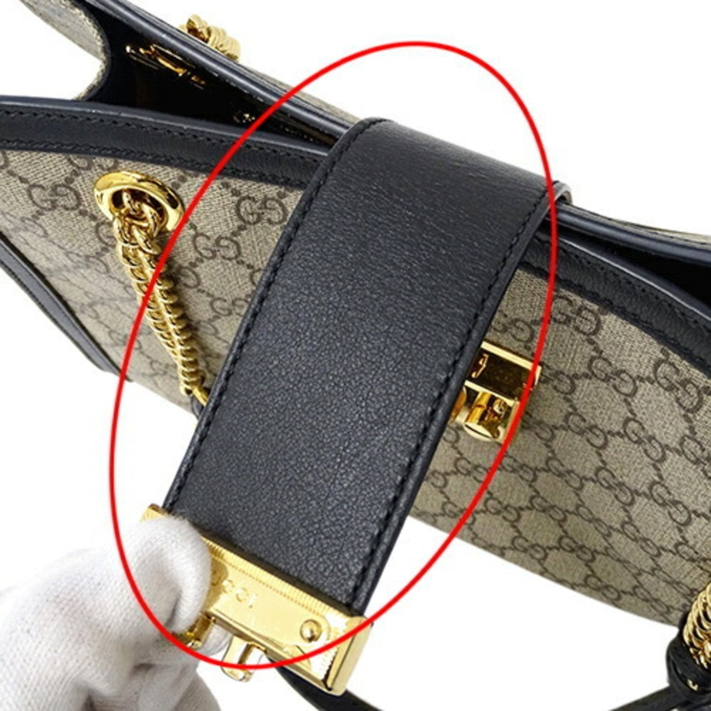 Gucci Beige Black Brown Gg Supreme Shoulder Bag Tote Bag