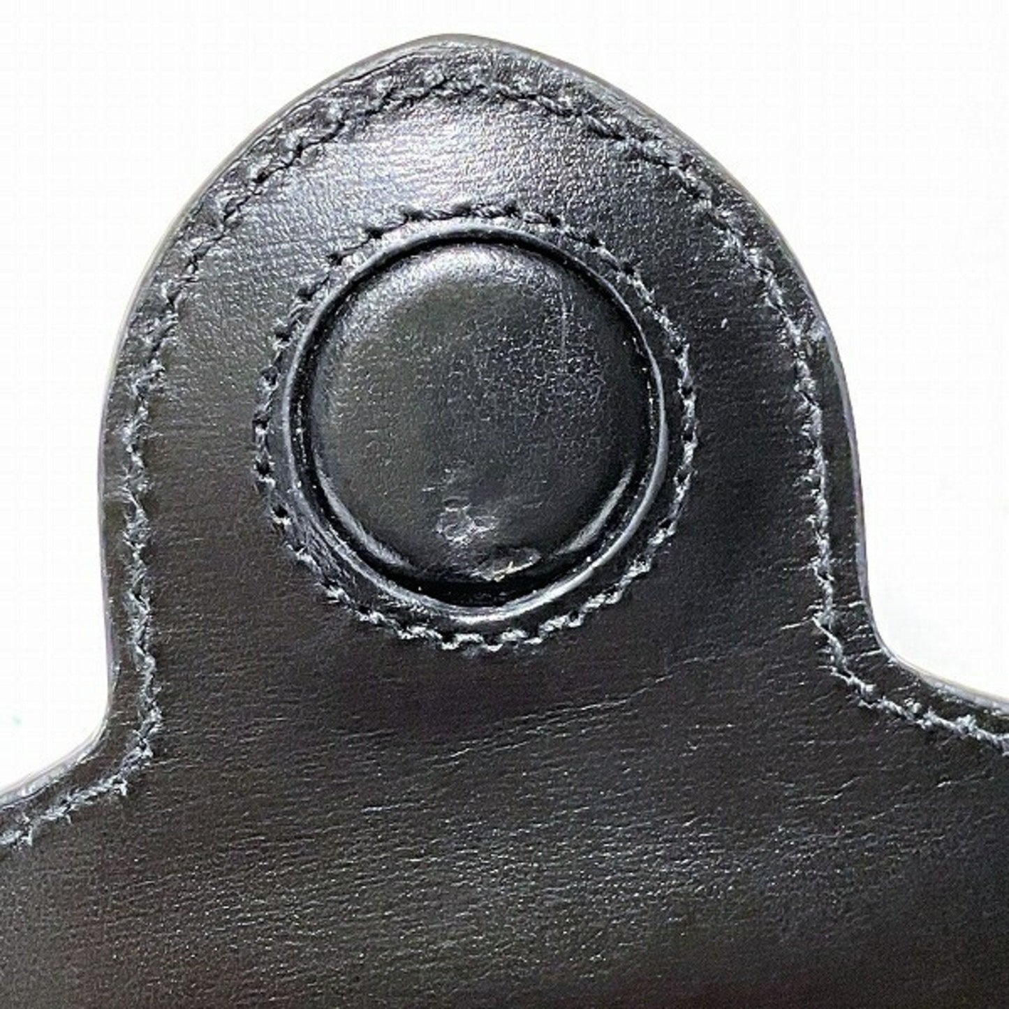 Gucci Black Gold Leather Shoulder Bag