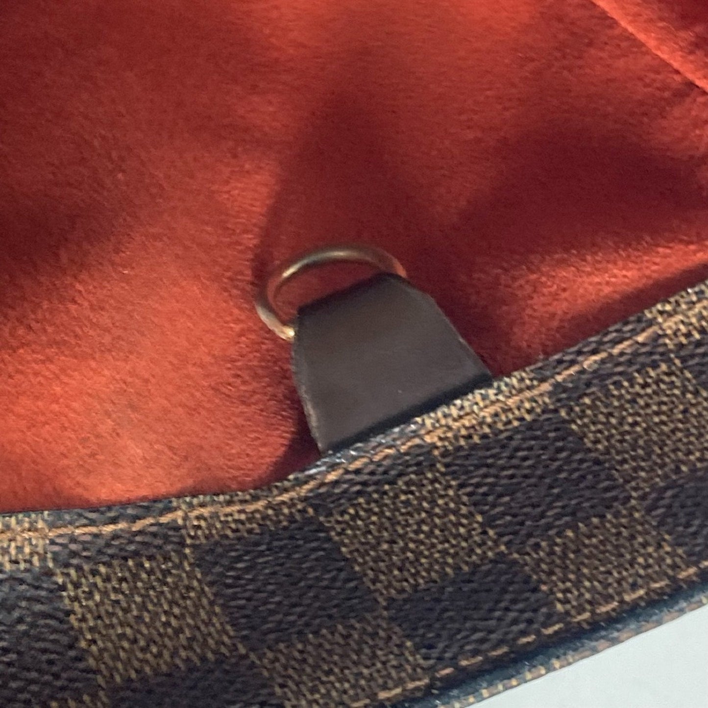 Louis Vuitton Brown Damier Canvas Shoulder Bag Tote Bag
