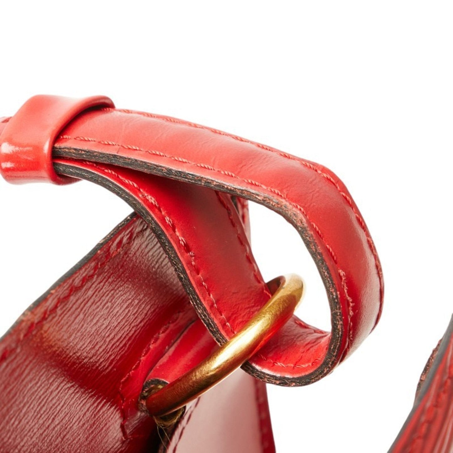 Louis Vuitton Castilian Red Leather Shoulder Bag