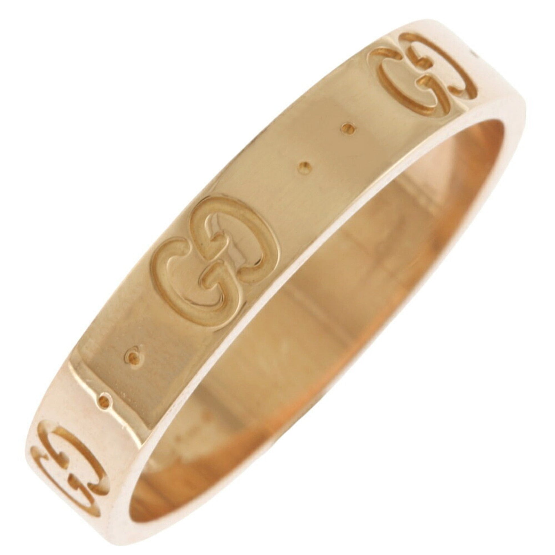 Gucci Icon Gold Pink Gold Pink Gold (18K) Band Ring ()