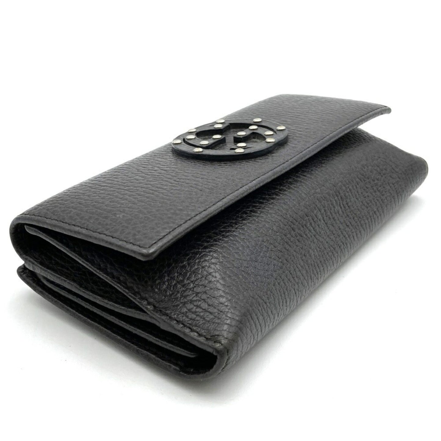 Gucci Brown Leather Long Wallet (Bi-Fold)