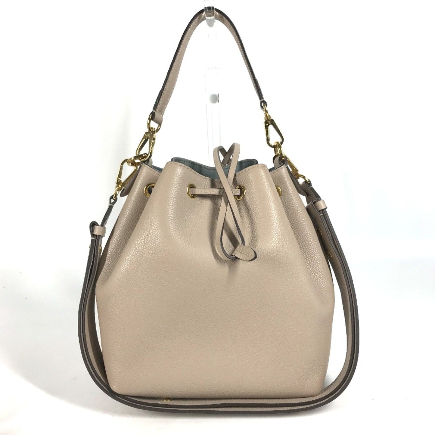 Louis Vuitton Beige Leather Shoulder Bag