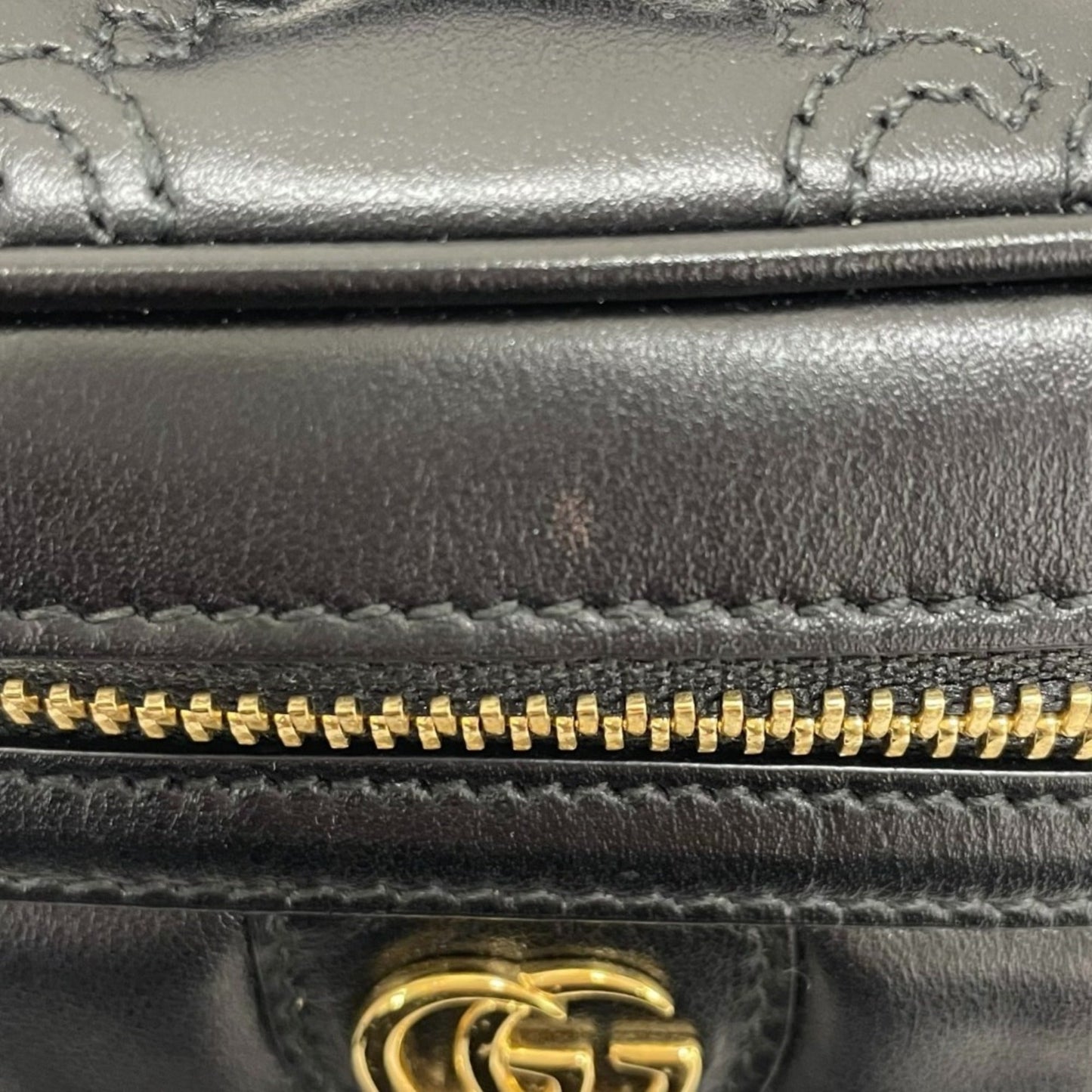 Gucci Black Gold Shoulder Bag