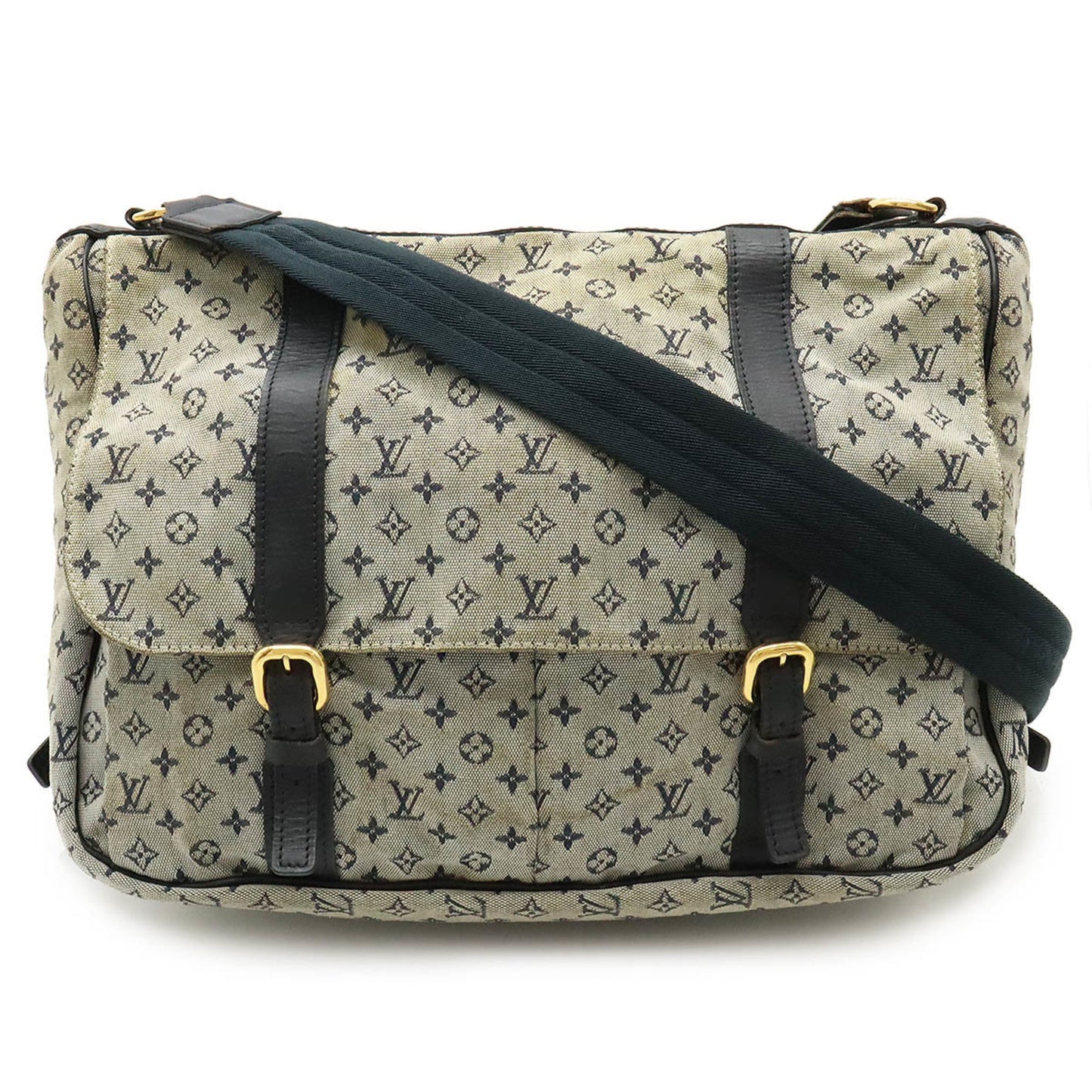 Louis Vuitton Blue Monogram Canvas Shoulder Bag