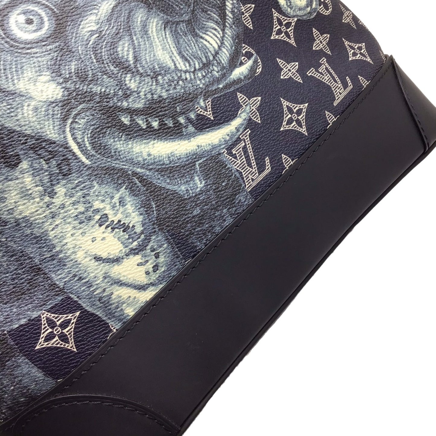 Louis Vuitton Ancre Navy Canvas Backpack