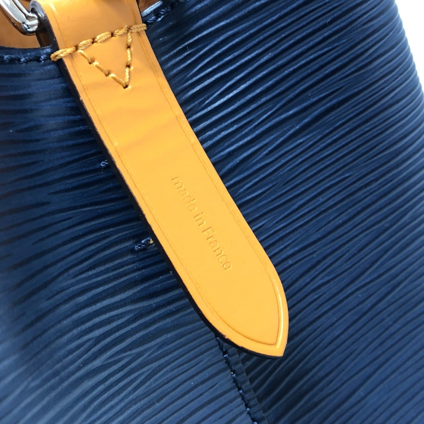 Louis Vuitton Navy Leather Shoulder Bag